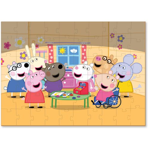 DODO Puzzle Peppa Prase sa Figurom, PORODICA slika 3