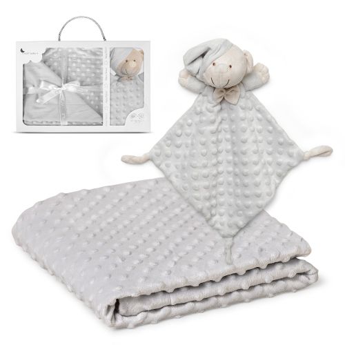 InterBaby set dekica Bubble i tješlica Bear Grey slika 1