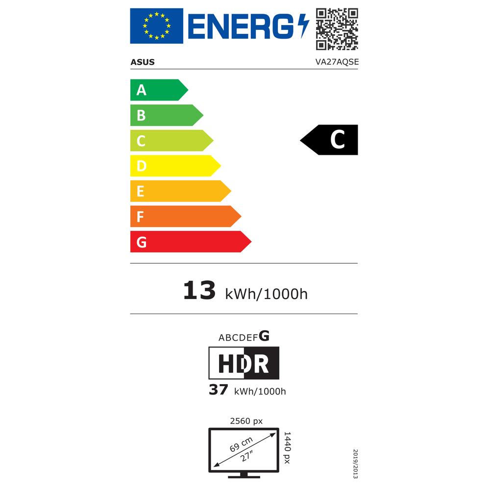 ASUS VA27AQSE 27", QHD, VGA, DP, HDMI, HAS, zvuč 90LM06G1-B02171 slika 2