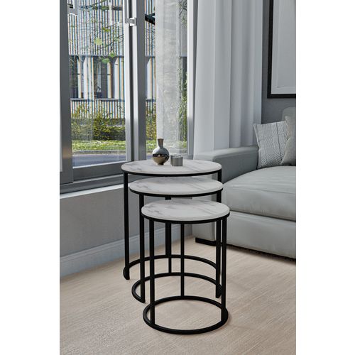 Lisa - Marble, White Marble
White Nesting Table (3 Pieces) slika 1