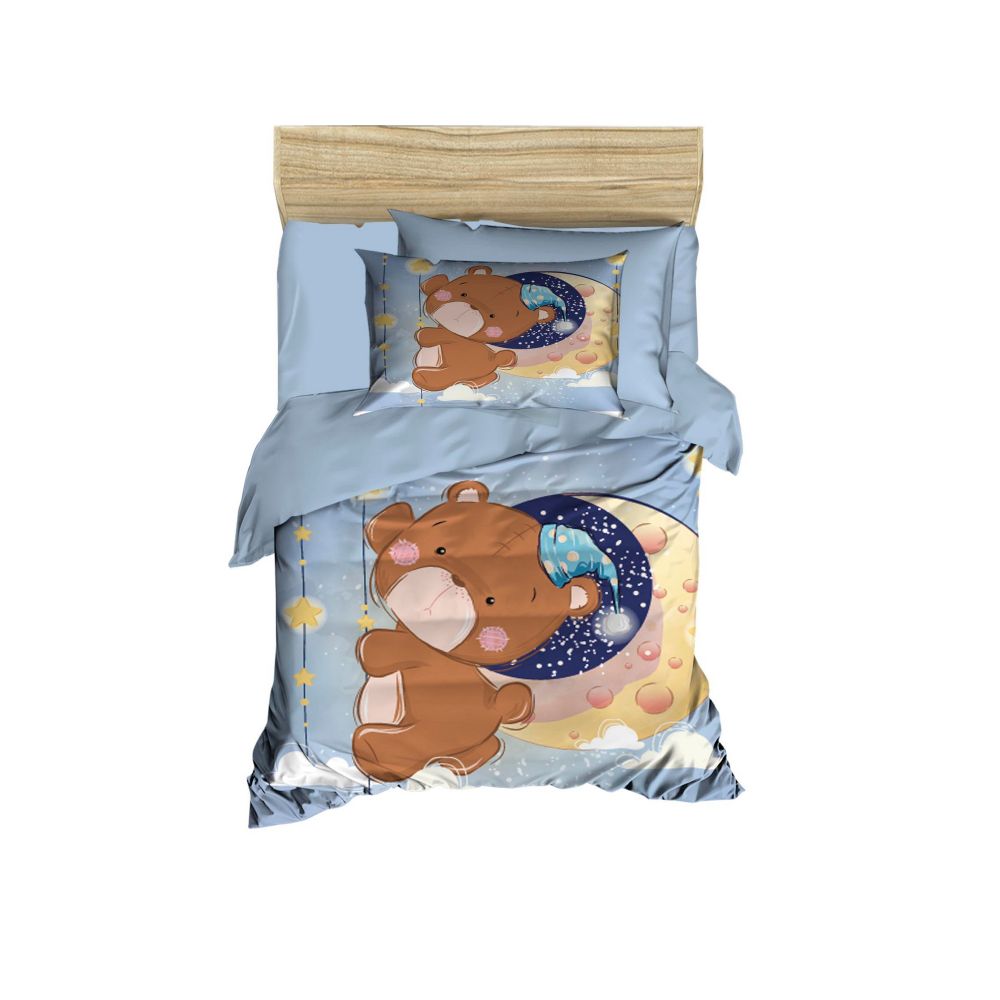 Set posteljine za bebe PH186 Blue Brown slika 1