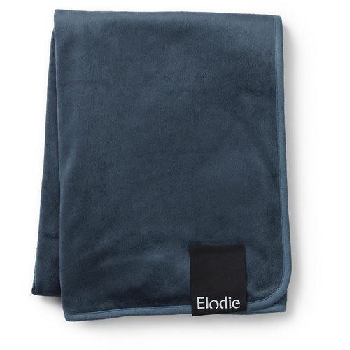 Elodie Details juniper blue biserni pliš pokrivač slika 1