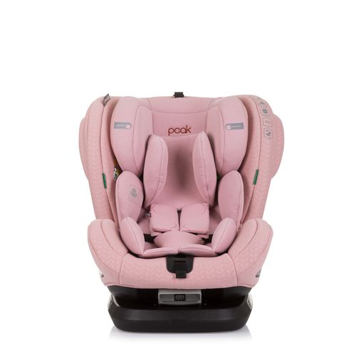 Chipolino autosjedalica I-SIZE 40-150 cm ISOFIX 360 "PEAK" flamingo slika 2