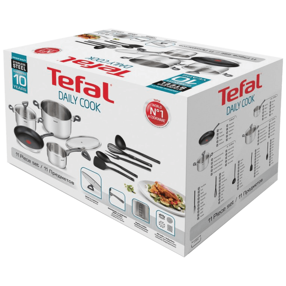 Tefal Posuđe, set, indukcija, Daily Cook - G713SB45 slika 2