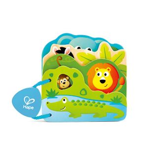 Hape Drvena edukativna knjiga Baby's Wild Animal Book E0047A 