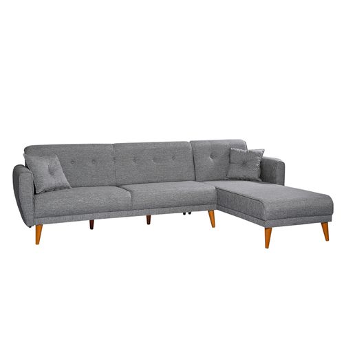 Atelier Del Sofa Aria Ugao Sofa-Krevet - Tamno Siva slika 5