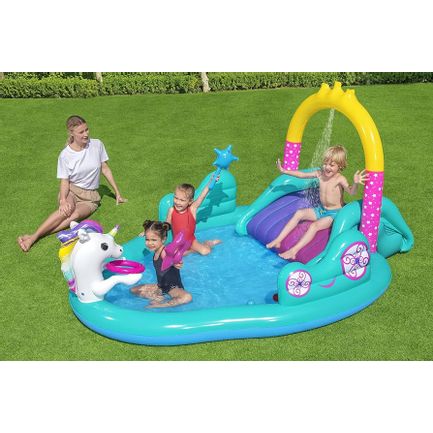 Bestway vodeni park - bazen Play Centar magical Unicorn 274x198x137 cm