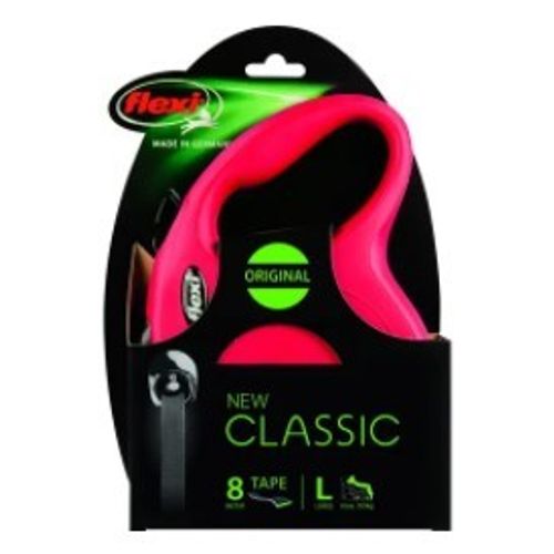 FLEXI NEW CLASSIC VODILICA ZA PSE CRVENA L, 8m, 50kg slika 2