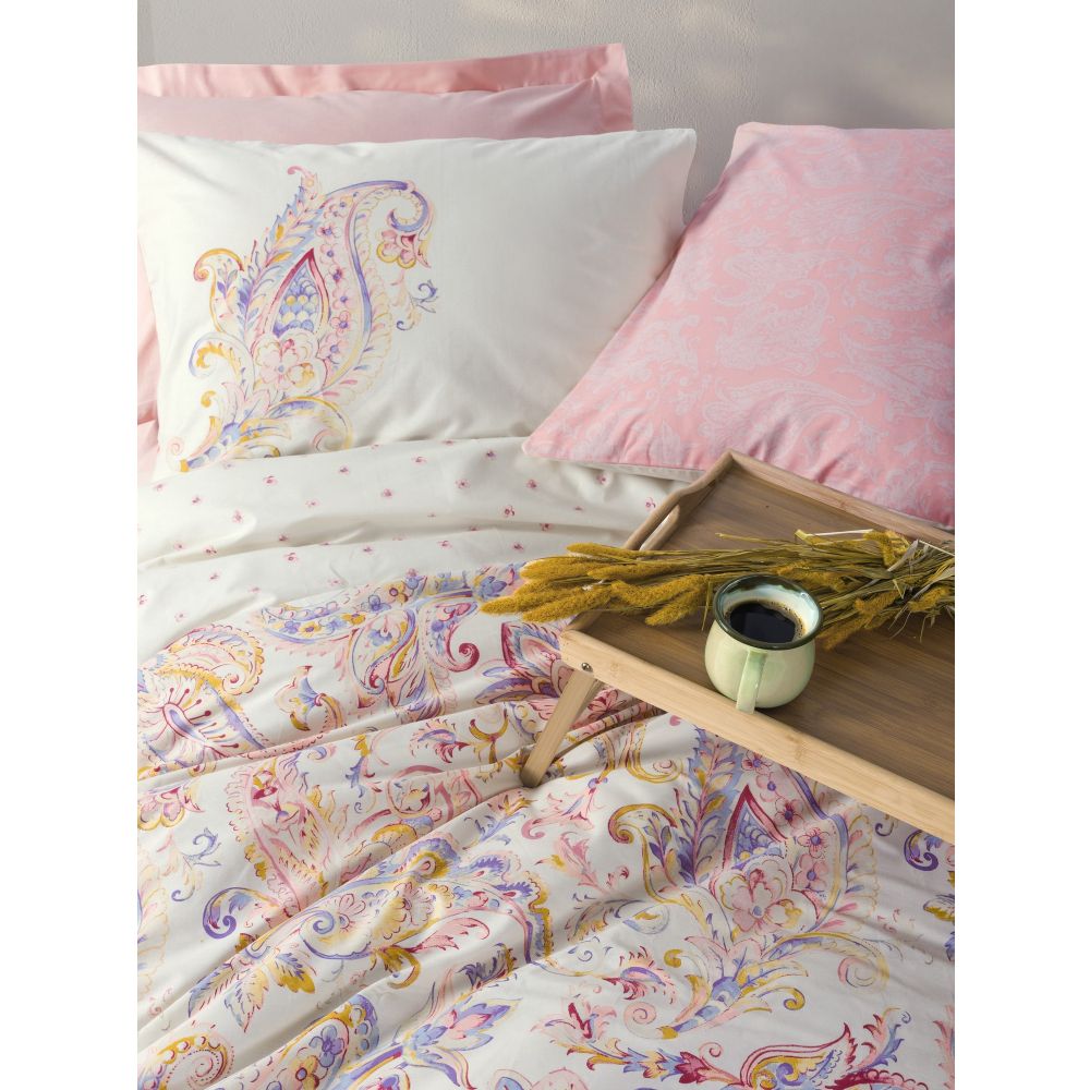 Muna - Pink Pink Ranforce Double Quilt Cover Set slika 2