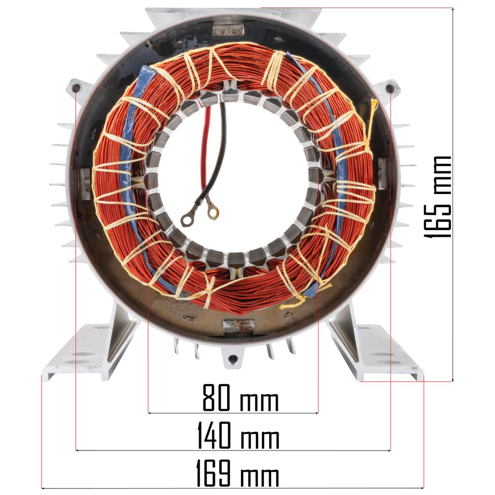 STATOR S KUĆIŠTEM ZA KOMPRESOR PM-KO-50T-V2-SN slika 2