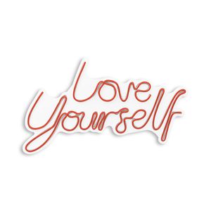 Wallity Zidna LED dekoracija, Love Yourself - Red