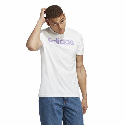 Muška Majica Kratkih Rukava Adidas Essentials - Bijela L slika 5