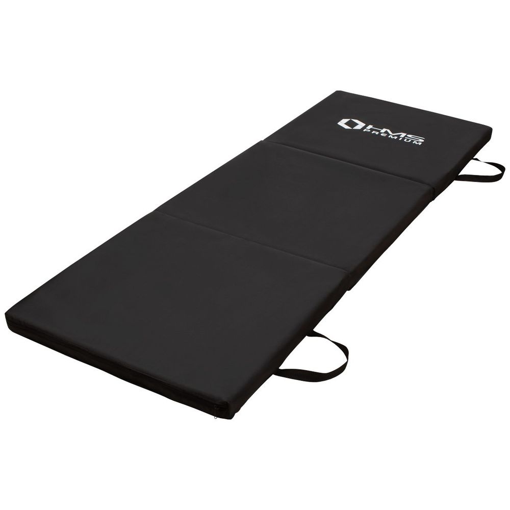 Mgs02 gimnastički sklopivi madrac 1800x600mm crni hms premium slika 2