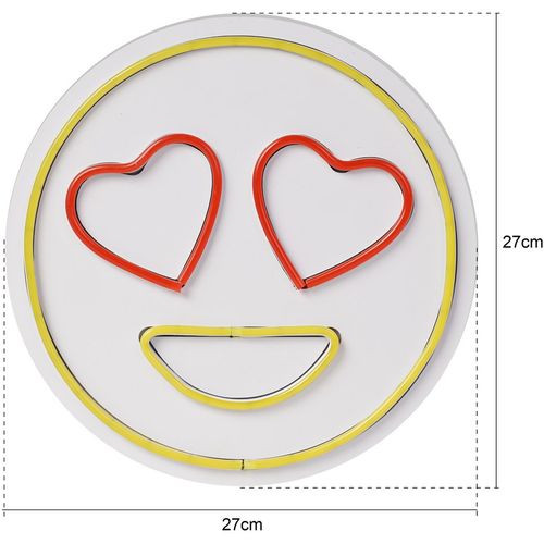 Wallity Ukrasna plastična LED rasvjeta, Love Smile slika 7