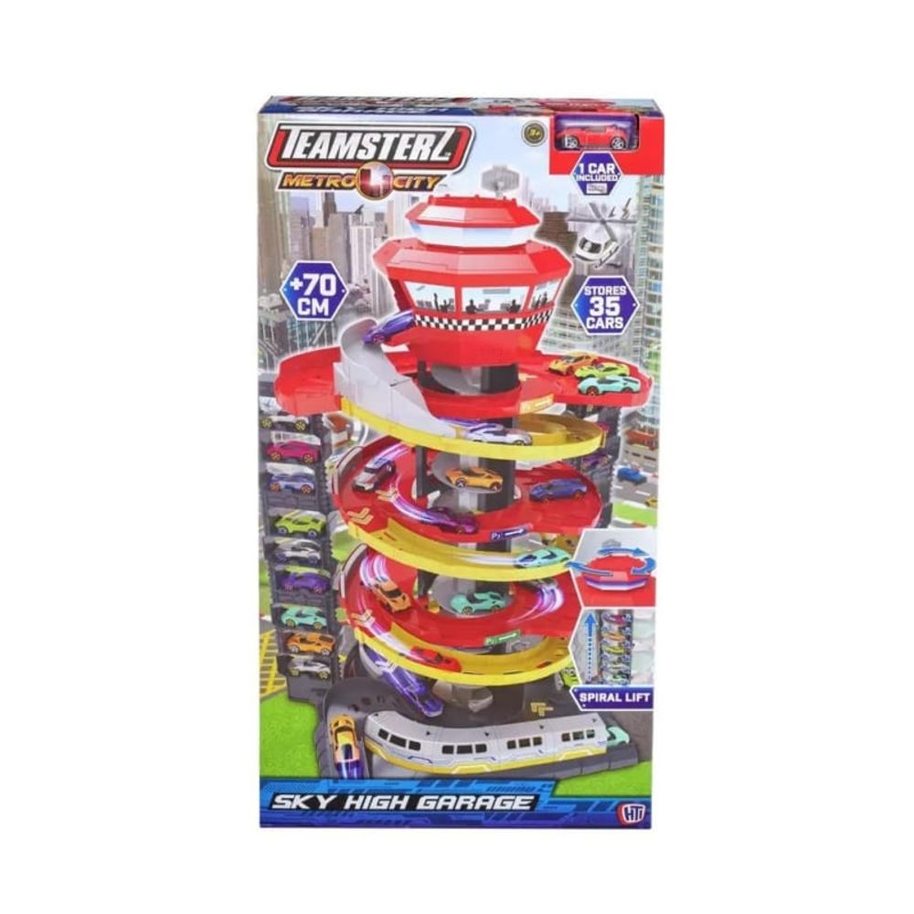 Teamsterz HL1415014 Sky High Garage + 1 Car slika 1