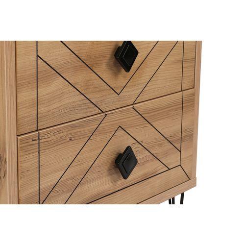 Luna - Pine Pine Nightstand slika 10