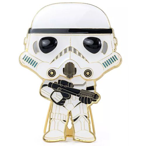 Funko Pop Star Wars Storm Trooper Large Enamel bedž 10cm slika 2