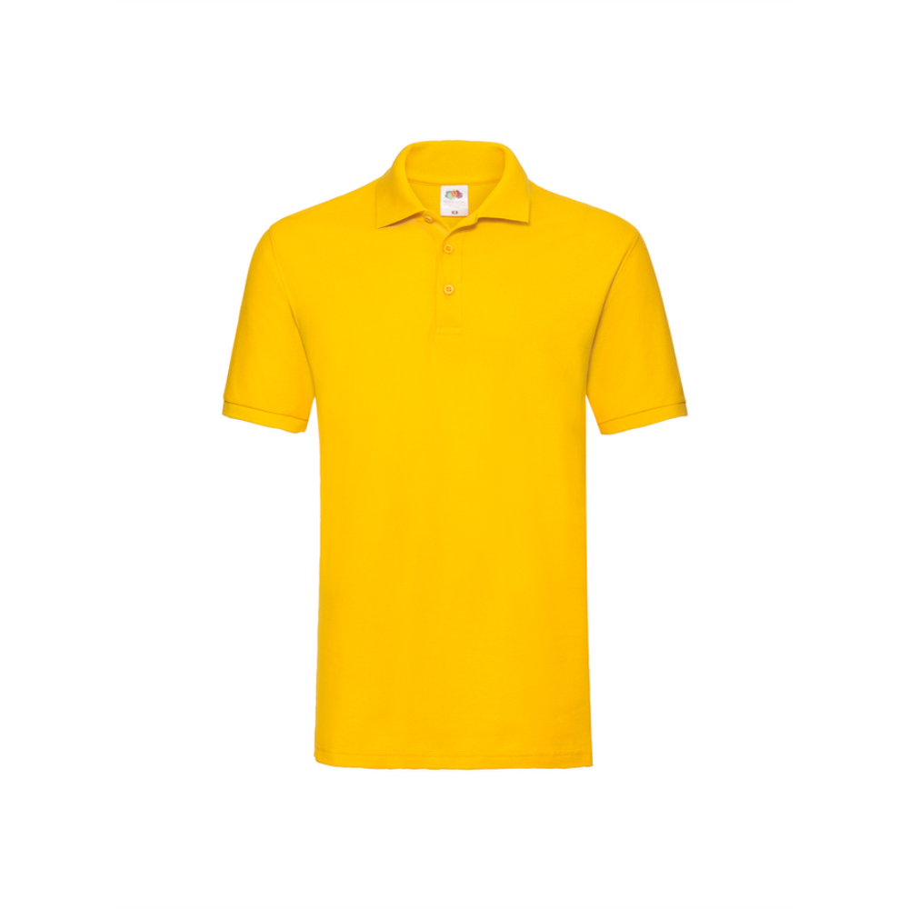 Fruit Of The Loom Polo majica kratkih rukava 180g - Žuta XXL slika 1