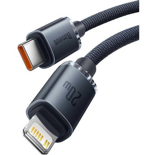 Baseus Crystal kabel USB-C na Lightning 20W PD 120 cm (crni) slika 3