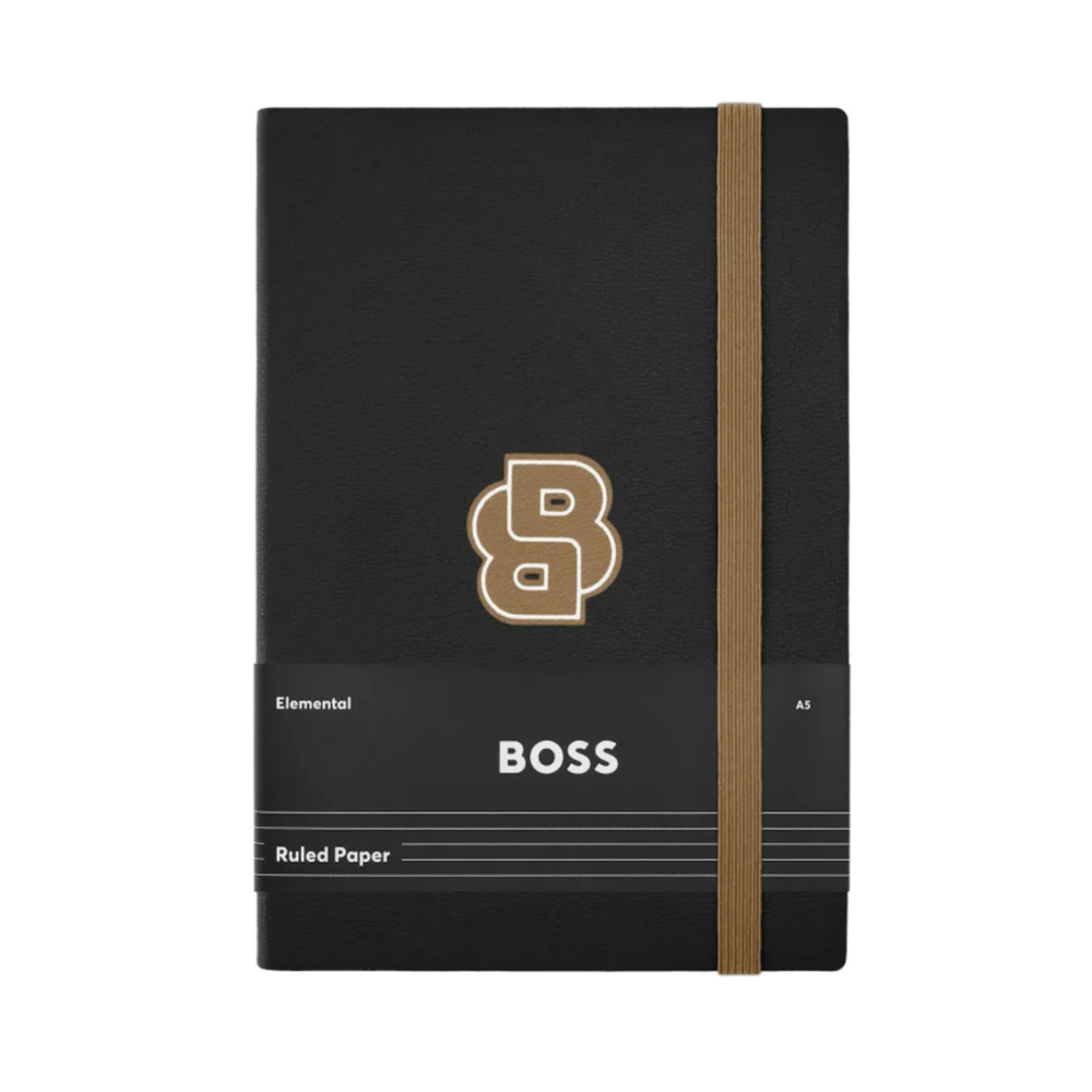 Hugo Boss notes A5 Varsity HNH612AL, crna slika 1