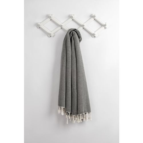 Likya - Black Black
White Fouta (Beach Towel) slika 4