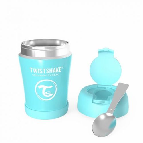 Twistshake termo posudica za hranu 350ml Pastel Blue slika 2