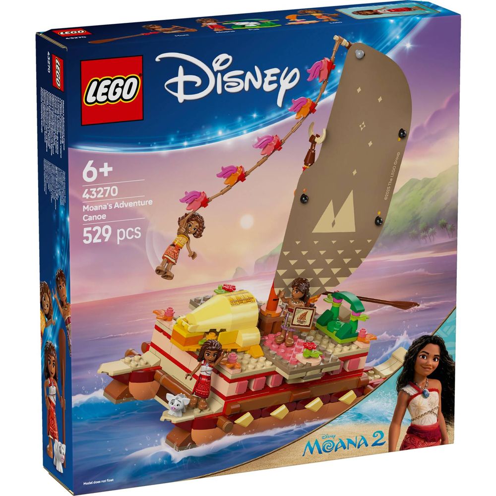 LEGO 43270 Vaianin kanu za pustolovine slika 1