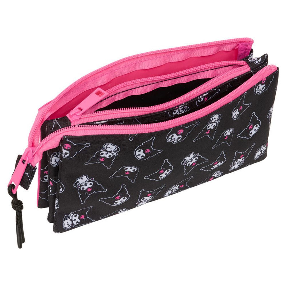 Kuromi Hello Kitty trostruka pernica slika 3