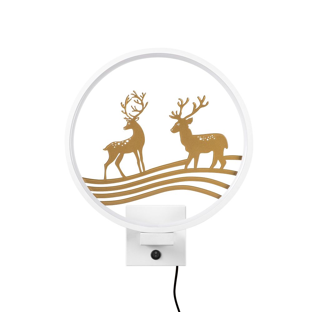 Zidna Lampa XMAS30 - Bijela i Zlatna slika 7