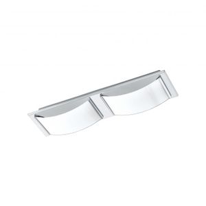 Eglo Wasao 1 zidna/2 ,led, 2x5,4w, 2x510lm, ip44, hrom/bela 