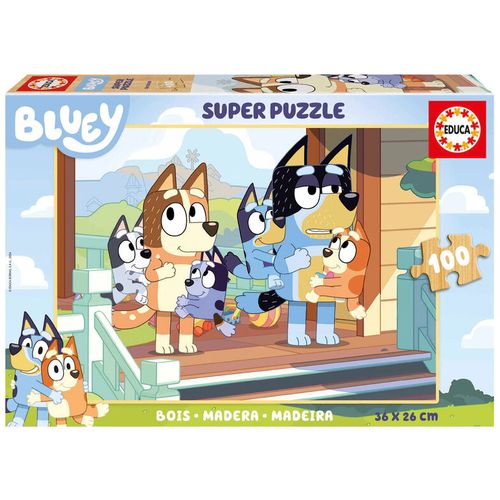 Bluey wood puzzle 100pcs slika 1
