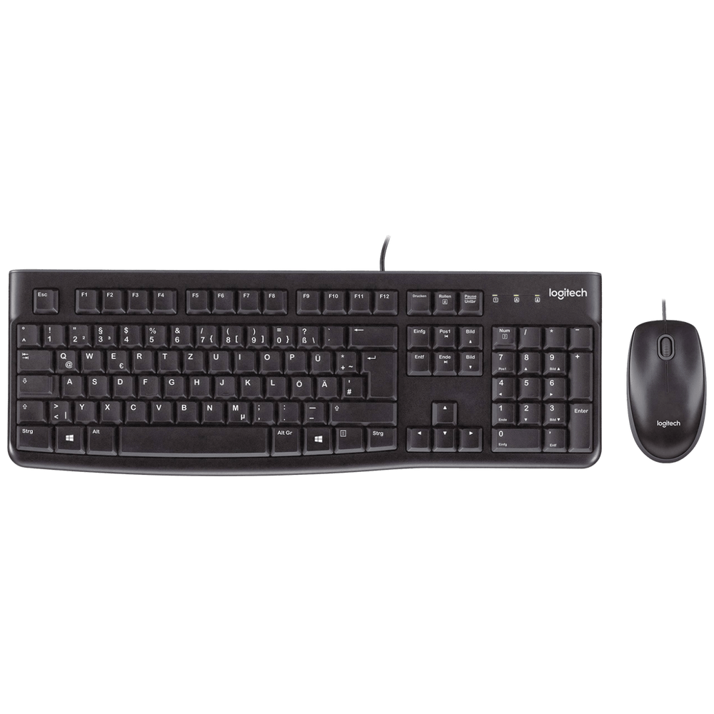Logitech Tipkovnica+miš, set, žični, USB - MK120 slika 1