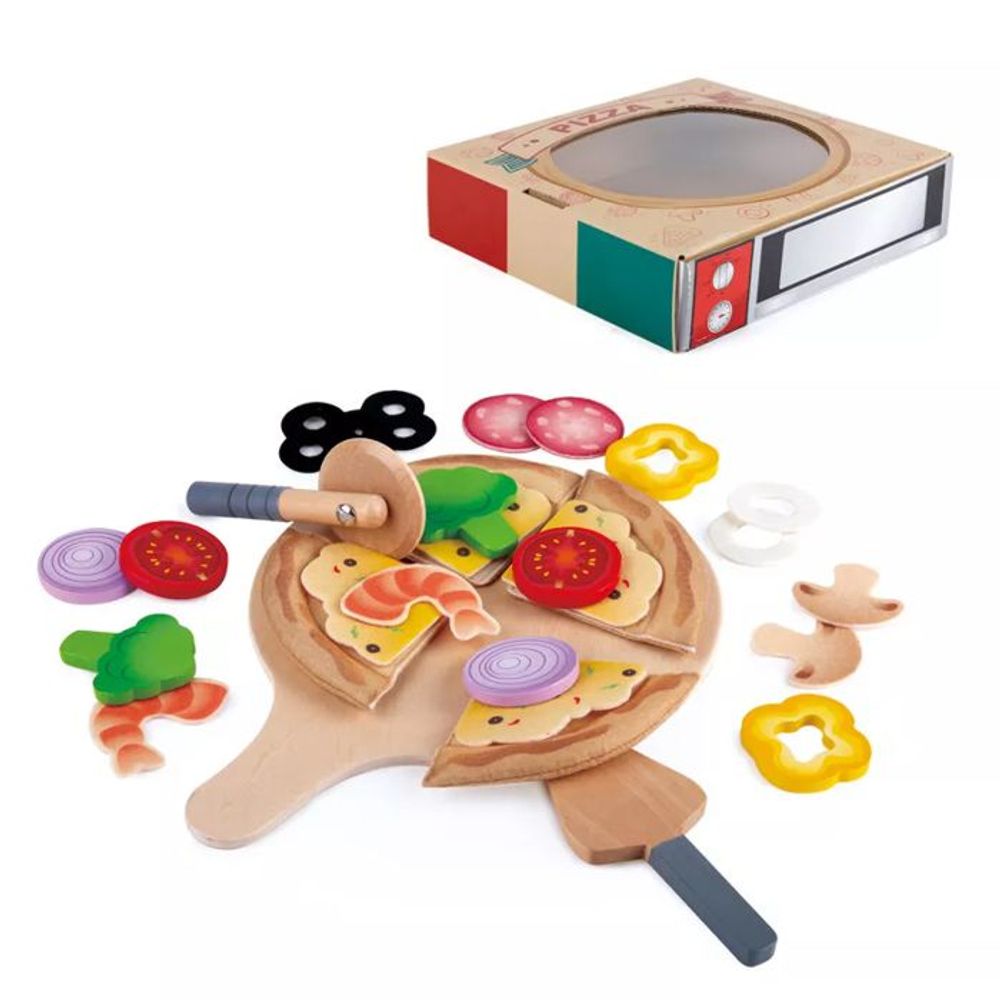 Hape Drvena igračka Perfect Pizza Playset  slika 1