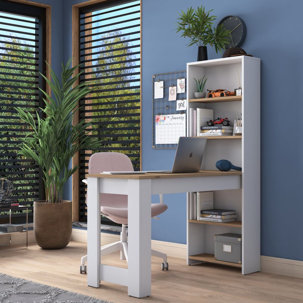 HA106 - 2493 WhiteWalnut Radni Sto slika 2