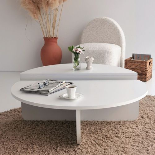 Podium - White White Coffee Table slika 4