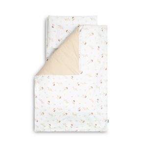 Posteljina od dva elementa + plahta sparrow 100x135 cm