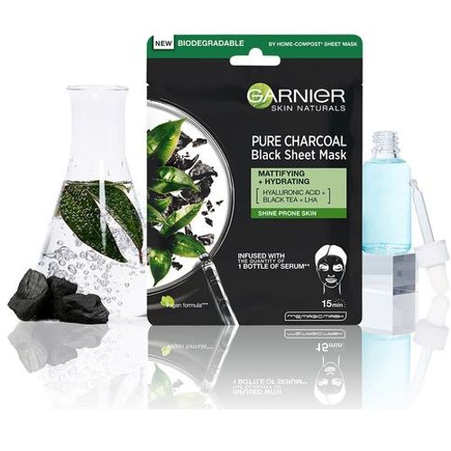 Garnier Skin Naturals Pure Charcoal Maska za lice 32g slika 3