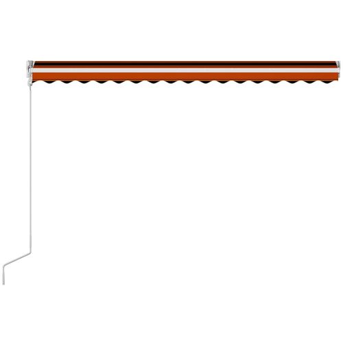 Tenda na automatsko uvlačenje 400 x 300 cm narančasto-smeđa slika 59