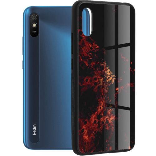 Techsuit Glaze maska za Xiaomi Redmi 9A Red Nebula slika 1