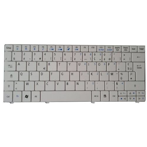 Tastatura za laptop Acer D255 D257 521 532 D270 BELA slika 1