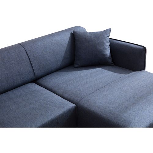 Atelier Del Sofa Kutna garnitura, Plava, Belissimo Right - Blue slika 4