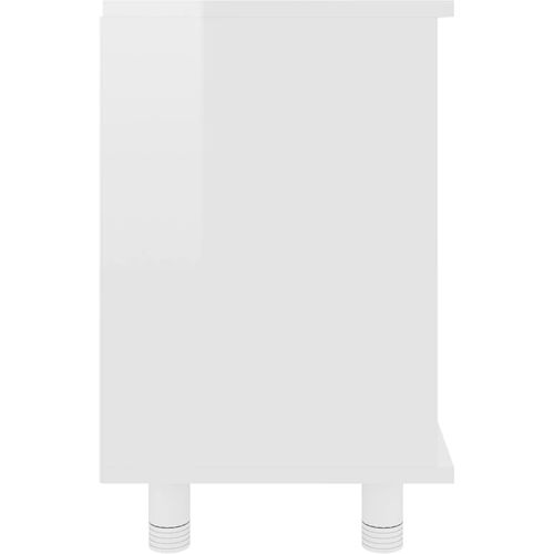 Kupaonski ormarić visoki sjaj bijeli 60 x 32 x 53,5 cm iverica slika 29