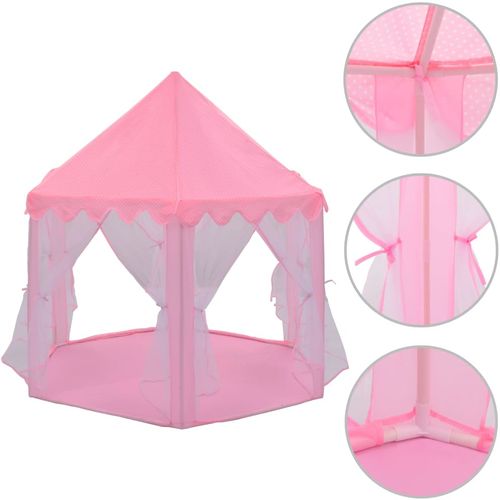 Princezin šator za igru ružičasti slika 9