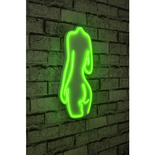 Wallity Ukrasna plastična LED rasvjeta, Sexy Woman - Green slika 1