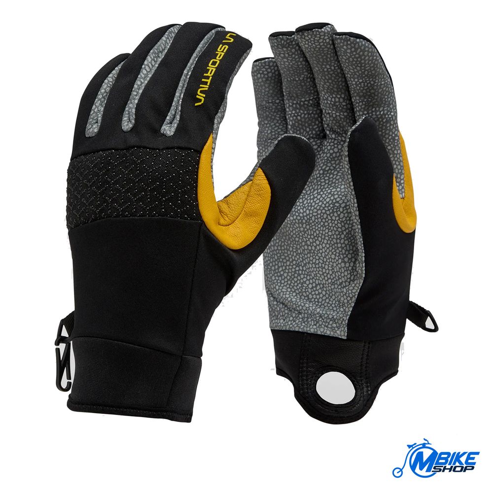La Sportiva Muške rukavice za skijanje Supercoulor Tech, Black/Yellow slika 1
