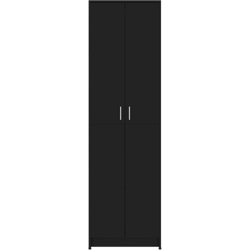 Ormar za hodnik crni 55 x 25 x 189 cm od iverice slika 44
