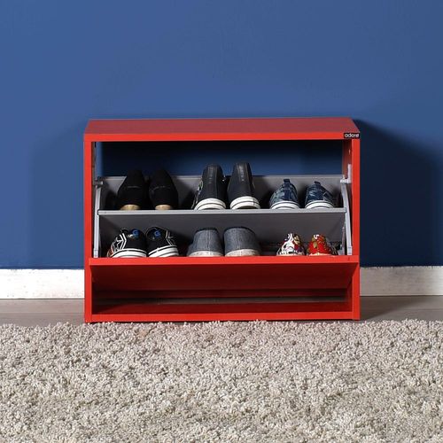 SHC-110-KK-1 Red Shoe Cabinet slika 4