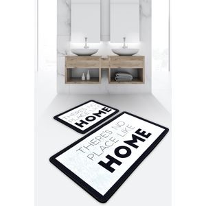 Like Home Multicolor Bathmat Set (2 Pieces)