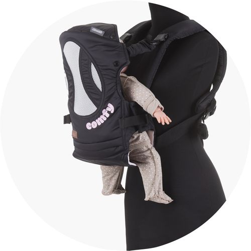 Chipolino nosiljka Comfy black / pink slika 1