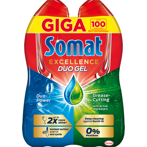 Somat Excellence Gel, XXL 100 pranja slika 1